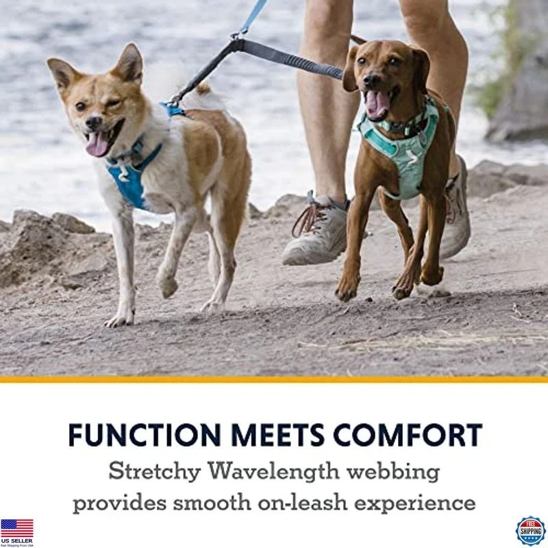 Extensión de correa de acoplamiento de doble vía Ruffwear para 2 perros, gris basalto, duradera Foto 4 de 4