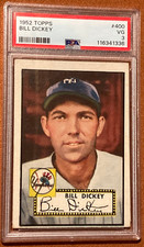 1952 Topps MLB #400 Bill Dickey New York Yankees PSA 3 Very Good