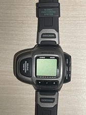 Vintage Casio Pathfinder 2240 PAT-2GP GPS Watch   Rare, As-Is, with Charger