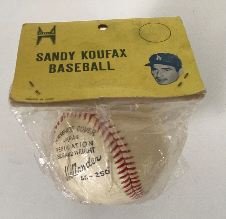Paquete de imágenes de béisbol holandés Sandy Koufax FIRMATURE sin abrir Foto 4 de 4