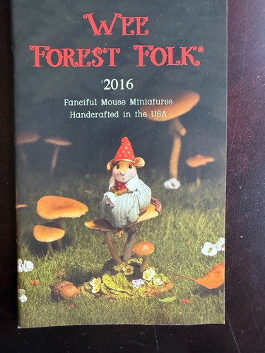 Wee Forest Folk WFF 2016 Brochure Catalog Pamphlet Price List Full Year MINT !