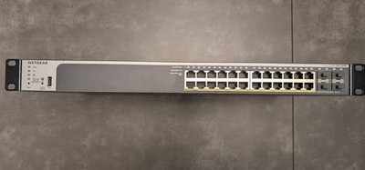 NETGEAR GS728TPv2 24-Port PoE+, Smart Managed Switch - Grau