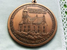 Orden Medaille RadWanderfahrt 1980 Barockstraße Wangen Allgäu Steinhausen Kirche
