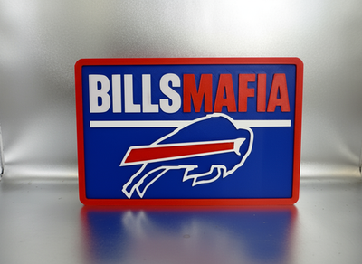 #ad #ad Bills Mafia 3D Sign – Buffalo Bills Man Cave Fan Sign $24.99