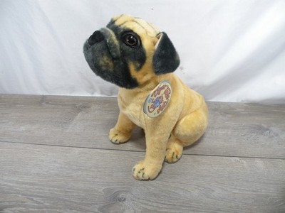 Tiger Tale Toys Pippen the Pug Plush Stuffed Animal Dog VIAHART 10'' With Tags