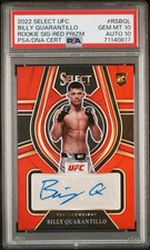 2022 Panini Select UFC Billy Quarantillo Red Prizm Auto /99 PSA 10 Autograph 10