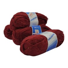 Knitting Yarn Dark Rust 50g Lot of 4 Vintage TG&Y Promotion
