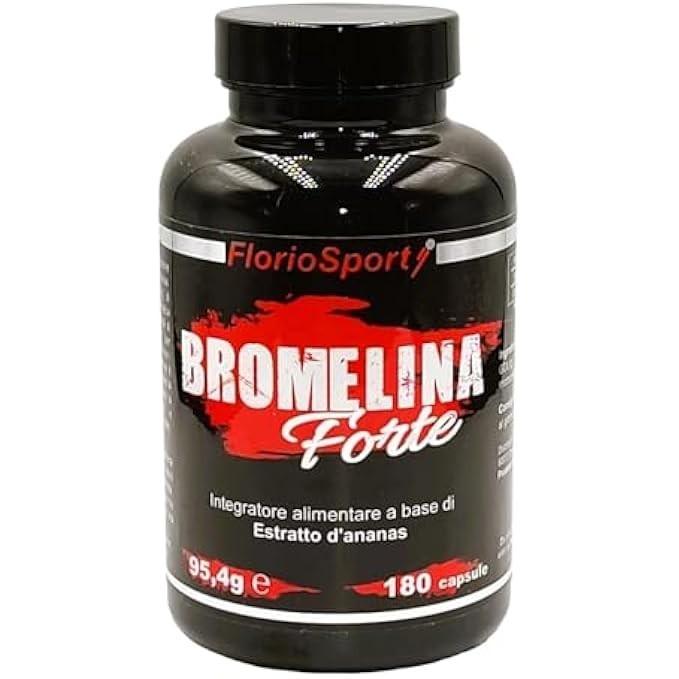 Integratore Bromelina Forte 180 cps FlorioSport - 2500 GDU/g