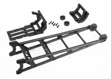 Traxxas 1/10 Slash 2WD VXL HD  Wheelie bar, black assembled / wheelie bar moun
