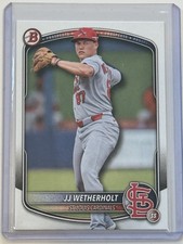 2025 Bowman Draft - JJ Wetherholt - #BD-145 - St. Louis Cardinals