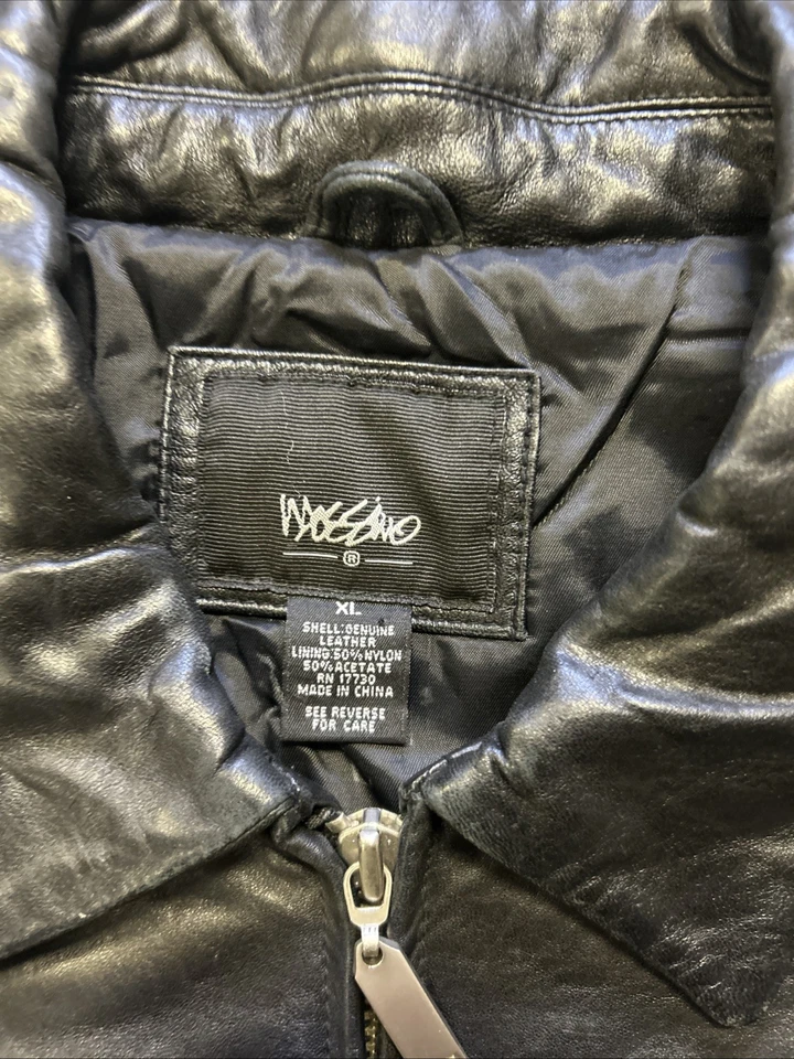 Chaqueta de cuero Mossimo vintage años 80 Foto 2 de 2