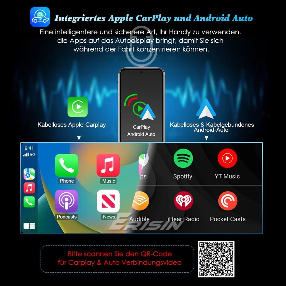 8.8" 64GB Android 13 Autoradio GPS Navi für Audi A4/S4/RS4 CarPlay DAB+Wifi DSP - Bild 4 von 4