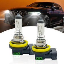 2 PCS Halogen Fog Light Bulb, 12V 55W High/Low Beam with Shockproof Quartz Glass