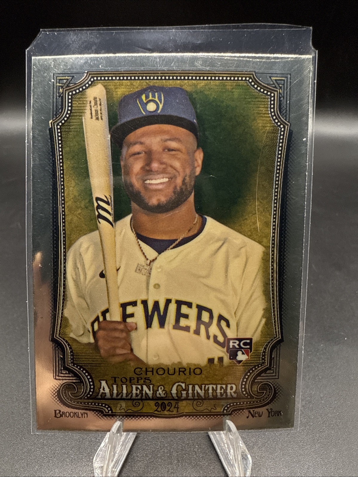 2024 Topps Allen & Ginter Jackson Chourio RC #276 Chrome Parallel Rookie Brewers
