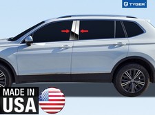 Chrome Accessories Pillar Post Trim For 18-24 Volkswagen Tiguan 4p