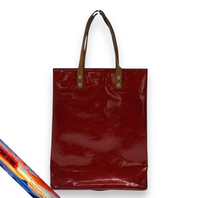 Louis Vuitton Tasche Lead MM Monogram Vernis Rot Emaille