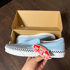 VANS Slip-On Blue Low Top Athletic Sneaker Ru...