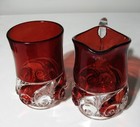 EAPG *** RUBY STAINED - CREAMER  ( SNAIL)  1890'S ERA — photo 3