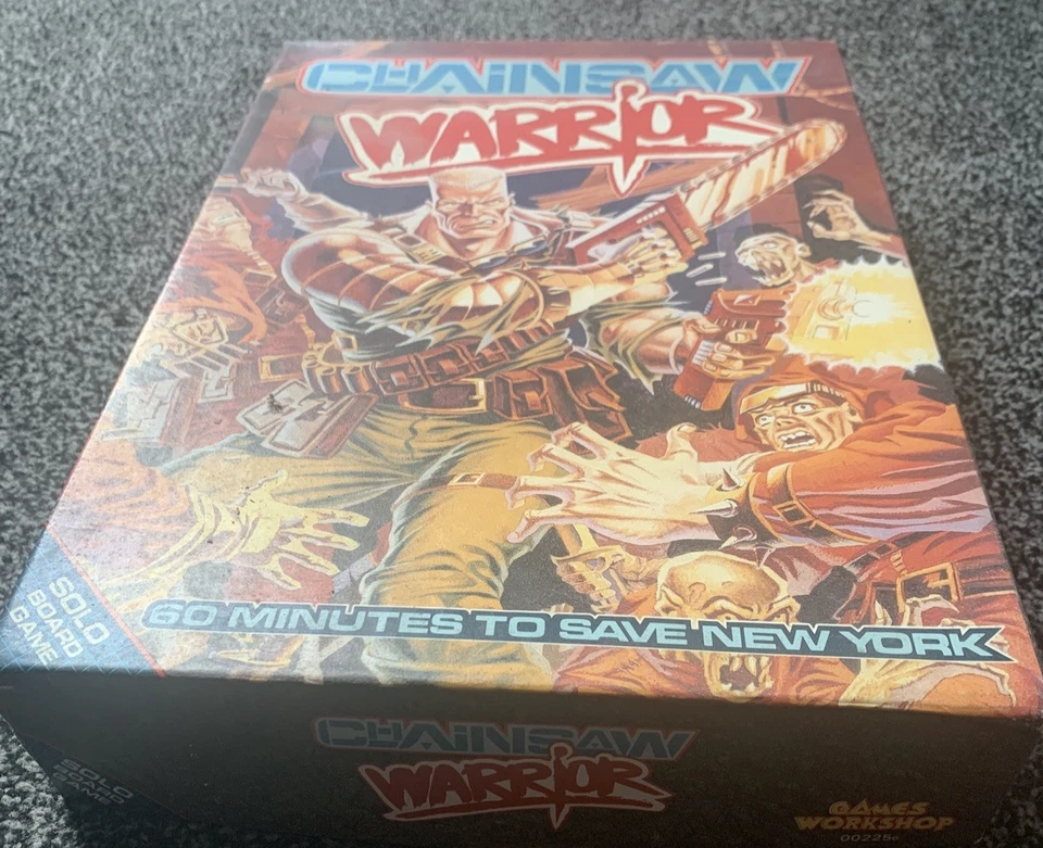CHAINSAW WARRIOR Vintage Games Workshop Solo Board Game 1987 - Image 2 of 4