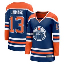 Women's Fanatics Mattias Janmark Royal Edmonton Oilers Home Breakaway Player