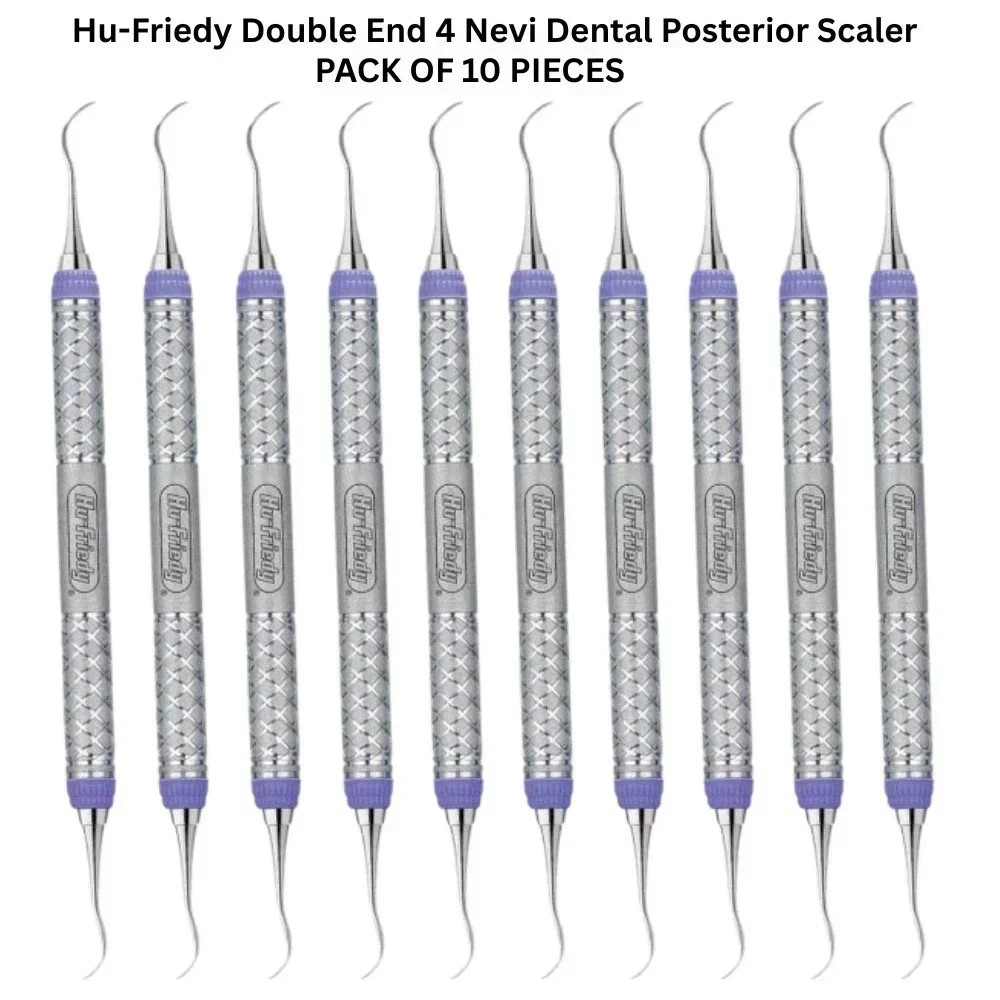 Hu-Friedy SCNEVI49E2 Double End 4 Nevi Dental Posterior Scaler 9 Everedge Handle