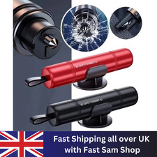 2-IN-1 Flash Hammer for Car Window Glass Breaker Seat Belt Cutter Emergency