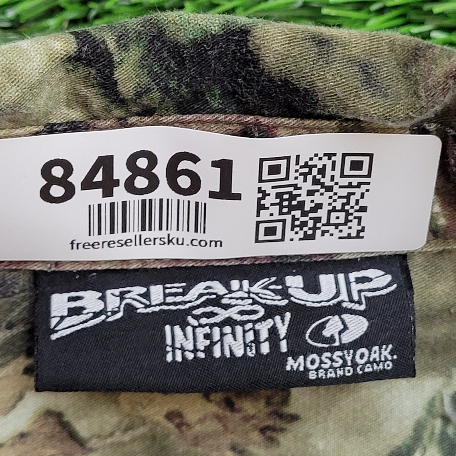 Break-Up Infinity Treebark Camo Button Shirt 2XL … - image 5