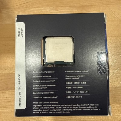 Intel Core i9-9900K 3.6GHz 8-Core Processor (BX806849900K)
