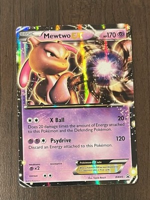 pokemon black and white promo cards Mewtwo EX - BW45 - Black And White Promos Pokémon Card