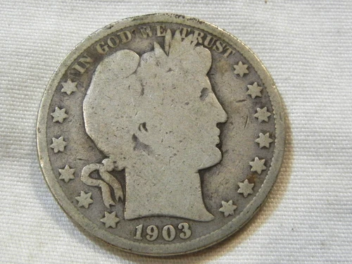 1903 liberty barber silver half dollar coin