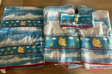 Vintage Disney Winnie The Pooh Bath Towel Set