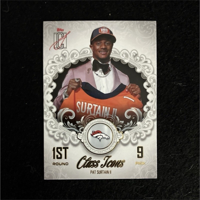 Topps 2025 Signature Class Pat Surtain II Denver Broncos Class Icons CI-5