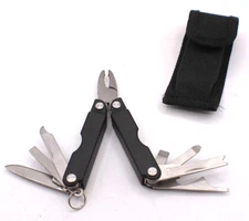 Multi-Tool Pliers Knife Screwdriver Storage Pocket Pouch Compact Camping Mechani