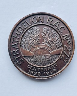 Masonic Token/ Penny . Strathdevon R.A.C. Centenary no 272 Please See Notes