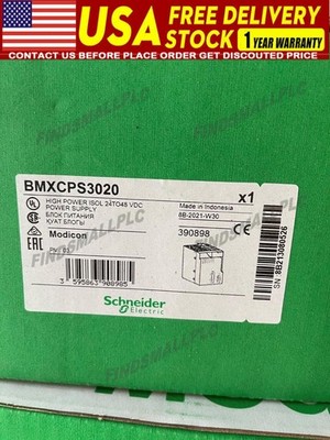 BMXCPS3020     M340 24VDC Power Supply  SHIP US Free TAX