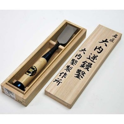 Ouchi Saka Kote Nomi Japanese Bench Chisels Special Shape 30mm White Oak Handle