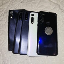 Lot of 6 Motorola Phone W/ Moto G Pure  Other Smartphones - For Parts  Cracked