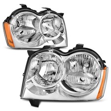 AUTOSAVER88 Headlights Assembly Compatible with 2005-2007 Grand Cherokee Head...