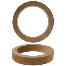 Nippon 6.5" MDF Speaker Ring Pair 3/4" Extension Spacer Mount RING65R
