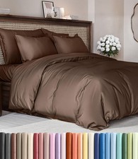 Duvet Cover Queen Size Set - Extra Soft Queen Duvet Cover 90" x 90" with 2 Pi...