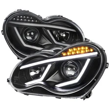 Spec-D Tuning LHP-BW20301BK-TM - Projector Headlight With Clear Lens