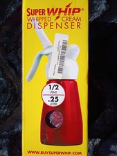 Super Whip whipped cream dispenser New In Box .5 Pint