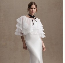 Anthropologie / BHLDN FLORENCE TIERED BRIDAL TOPPER- SIZe S NWT