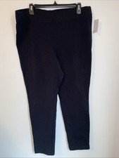 Lane Bryant Cotton Stretch Leggings Black Size 18/20 NWT