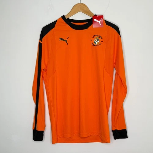 Luton Town 2018 Training Puma Football Shirt Long Sleeve M Men’s Orange BNWT
