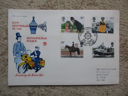 1979 POLICE STUART FIRST DAY COVER, WEST YORKS MET POLICE, WAKEFIELD SPECIAL H/S