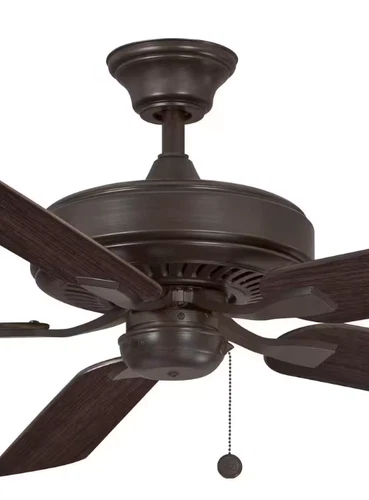 $369 Fanimation Edgewood V2 60" Dark Bronze Walnut Blades Ceiling Fan In Outdoor - Picture 2 of 4