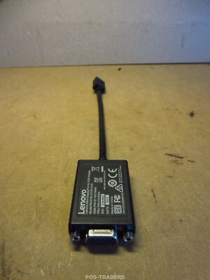 Lenovo Mini-DisplayPort To VGA Adapter STM STDP3100 Converter Cable - Black 