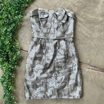 vera wang silver dress