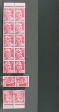 France Sc# 654 Marianne 18f Stamps Block of 10 plus 2 Pairs 1951 MNH
